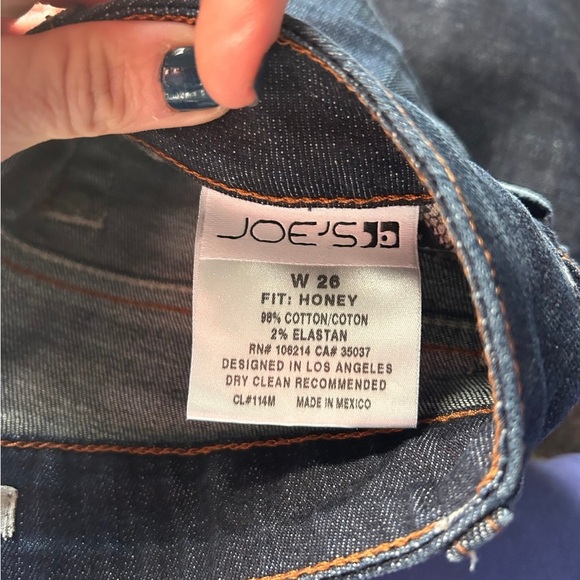 Joe’s Jeans Mid Rise Dark Wash Jeans Sz 26 - Picture 5 of 5